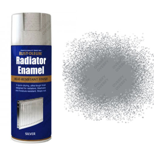 x1 RustOleum UltraTough Radiator Enamel Spray Paint 400ml Silver