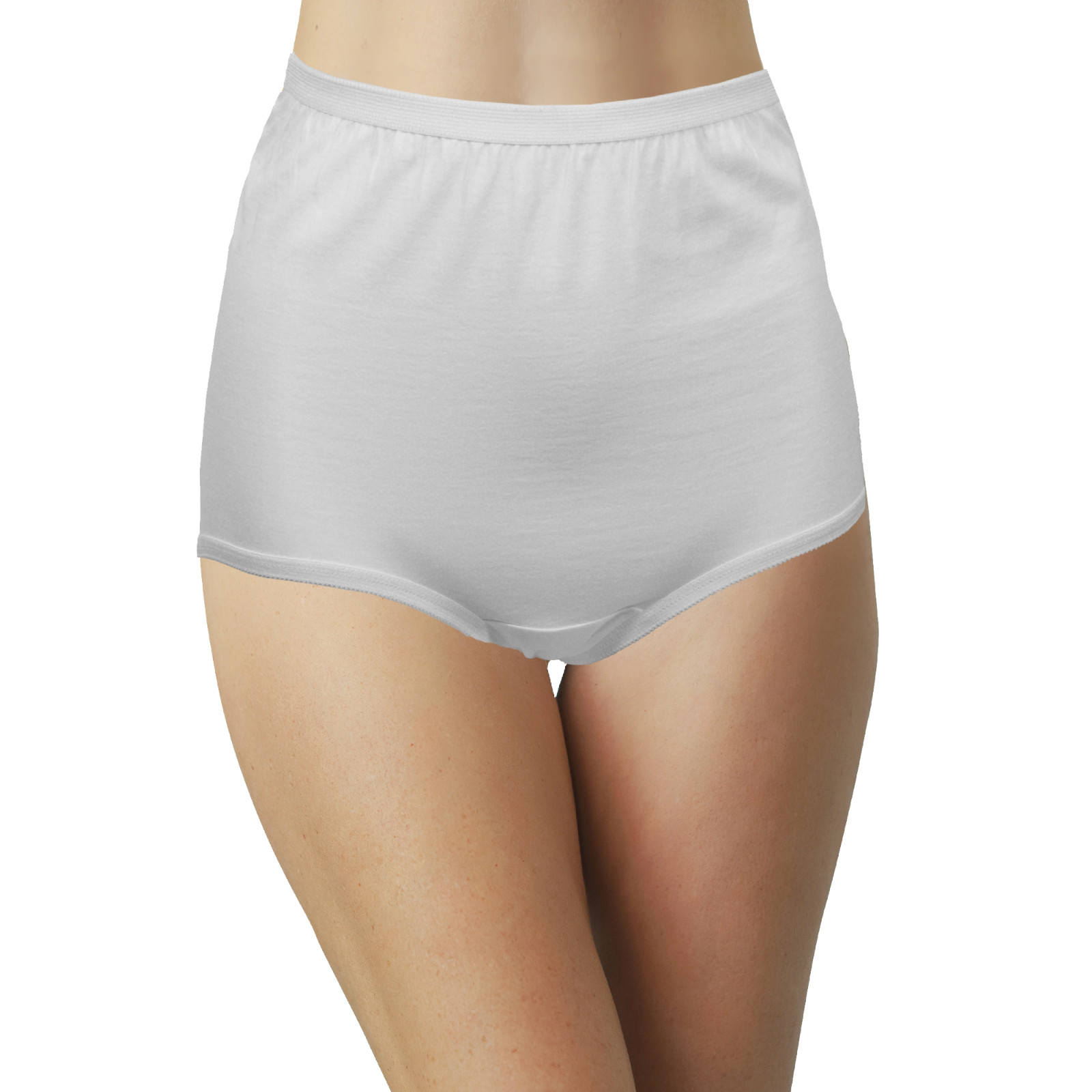 3 Pack Teri Lingerie Full Coverage Cotton Betsy Brief Elastic Leg Opening