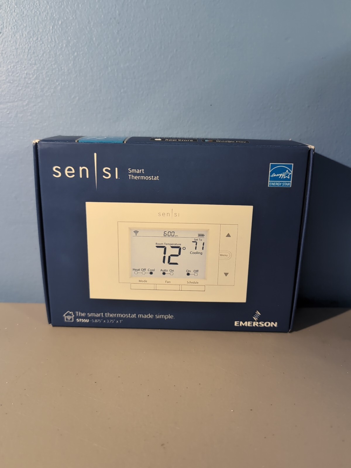 Smart Thermostat Sensi Emerson App Control Home WiFi Alexa Apple Google-image