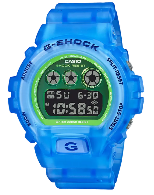 Casio Gshock Transparent Resin Digital Mens Watch Dw6900ls2 for sale