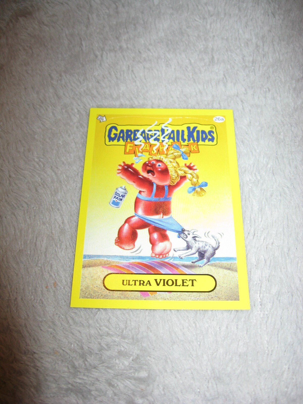 2011 Topps Garbage Pail Kids Flashback Series 3-Stickers #26a Ultra Violet front