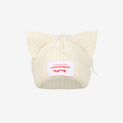 Charles Jeffrey Loverboy Chunky Ears Beanie Ecru / FedEx | eBay Charles Jeffrey Loverboy Chunky Ears Beanie Ecru / FedEx | eBay