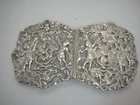 Birmingham 1894 Sterling Silver Nurses Belt Buckle - Henry Matthews