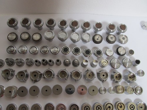 Vintage Auto Car Radio Knobs 300+ Pcs Lot - Plastic & Metal Ford Chevy Delco - Picture 10 of 18