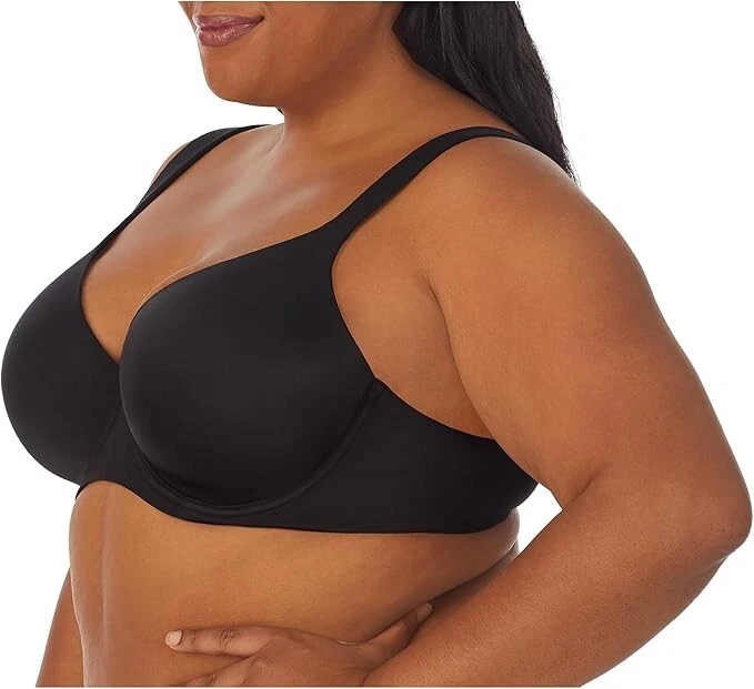 Camiseta sujetador DREAMFIT cobertura completa de microfibra con aros negro Foto 4 de 4