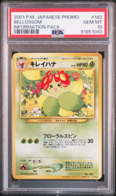 Bellossom Pokemon 2001 Neo Information Pack Promo Japanese 182 PSA