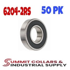  50 6204 2RS C3 PREMIUM RUBBER SEALED BEARING 20X47X14MM EMQ