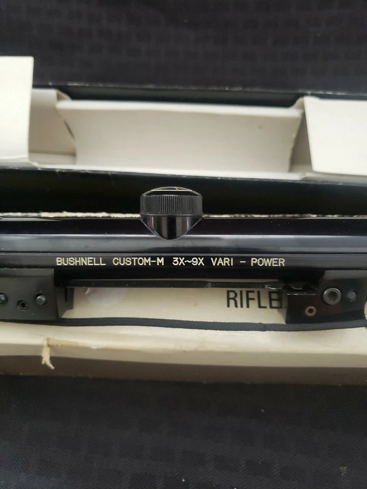老式 Bushnell 步枪瞄准镜定制 M 3X - 9x 变速器 - 电源 3-9X38。 — 第 4/4 张图片