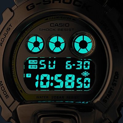 CASIO G-SHOCK GM-6900G-9JF Metal Covered Bezel Digital Watch Gold