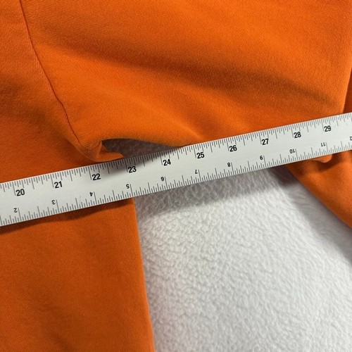 Vintage Volcom Sweatshirt Men's Large Orange Full Zip Hoodie Grunge Skater y2k - Picture 5 of 9