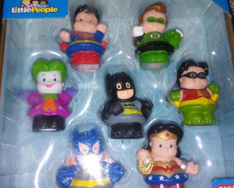 Fisher Price DC Super Friends Figure Pack 7 Batman Joker Wonderwom Little People