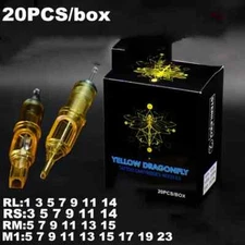20PCS Tattoo Needle Permanent Makeup Cartridge NeedlesTattoo Kits Eyebrow Needle