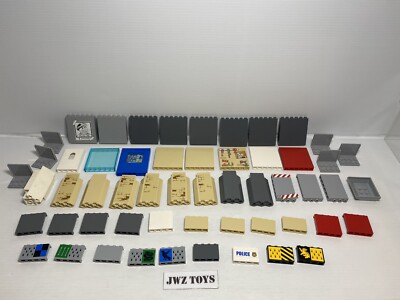 Massive ECHTE LEGO MASSENARBEIT MENGE VERSCHIEDENER WANDPANEELE & Eckpaneele - #82