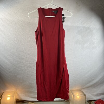 NWT Armani Exchange Red Sleeveless Dress Size XS PT