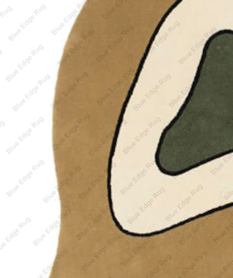 VIPER Wool Modern Hand Tufted Area Rug Multi Colored and rugs for Living Room - Image 4 of 4