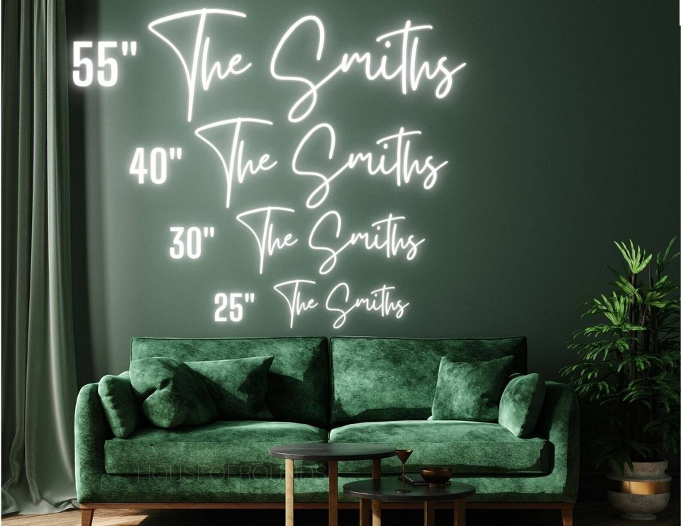 Personalized Neon Sign Custom New LED Light Wall Sign Logo Name Business Signage eBay