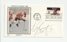 Neal Broten Autographed 1980 Winter Olympics First Day Of Issue Envelope E554