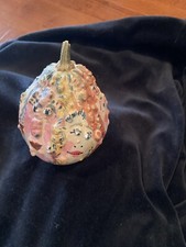 Unusual Hand Painted Gourd/5 Wonen  s Faces Painted Gourd/Adorable