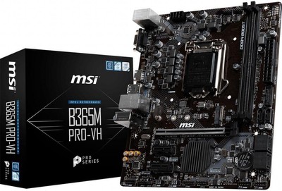 MSI B365M PRO-VH Intel LGA-1151 DDR4 2666MHz Micro-ATX Motherboard