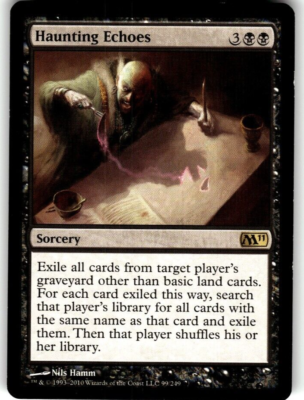 MTG Magic: The Gathering M11 Card 99/249 R Haunting Echoes MTG Magic: The Gathering M11 Card 99/249 R Haunting Echoes