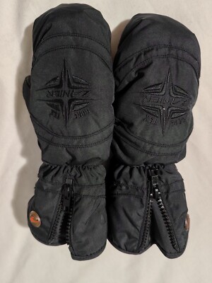 Ladies Zanier Waterguard Outerwear Black Warm Padded Ski Gloves size S (6.5) 