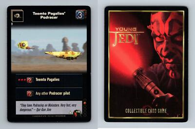 Pagalies' Podracer #F18 Young Jedi Menace Darth Maul DS Common Foil CCG