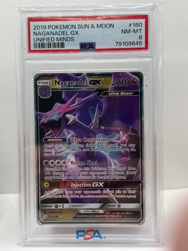 Naganadel-GX graded PSA 8 for sale on eBay