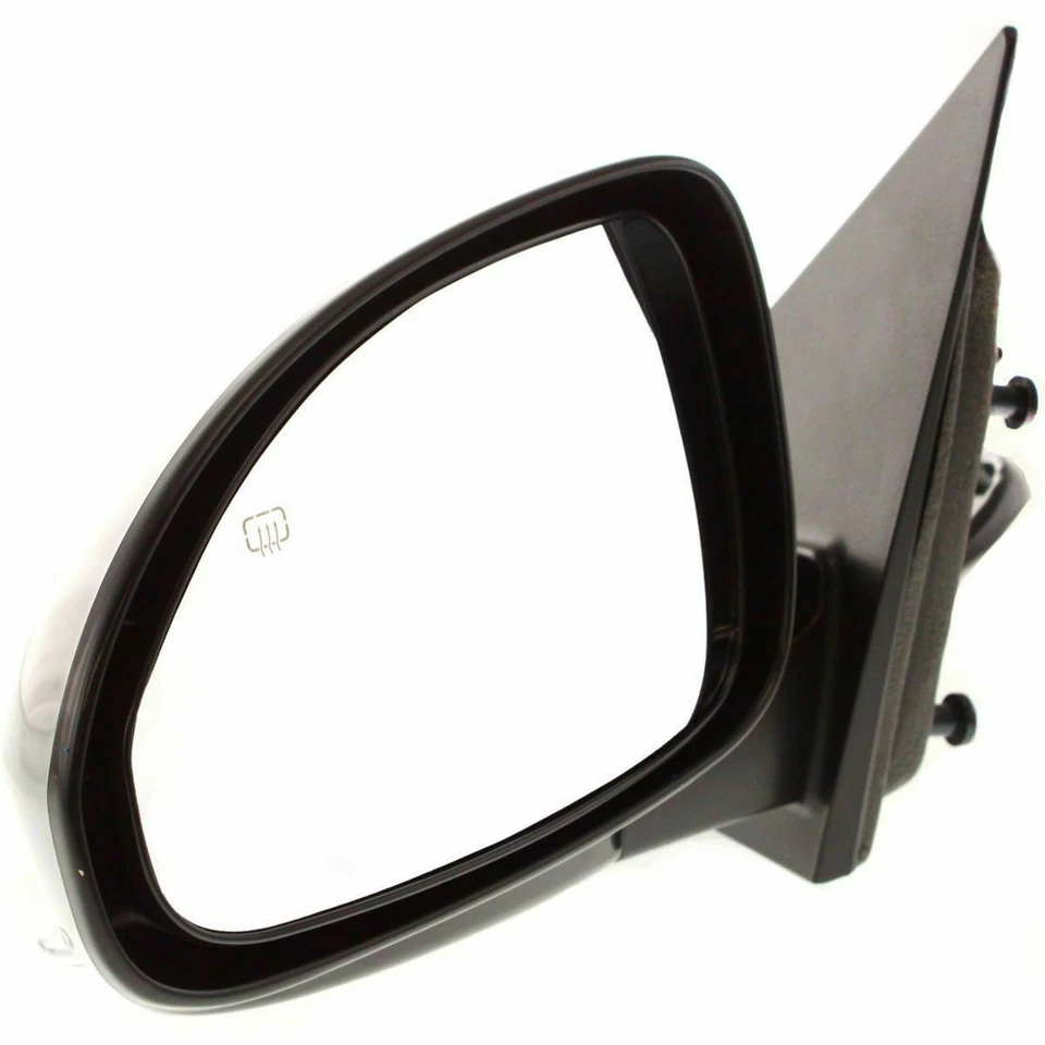 NEW LEFT SIDE PRIMERED POWER HEATED MIRROR FITS 08-12 BUICK ENCLAVE GM1320379 - Image 3 of 4