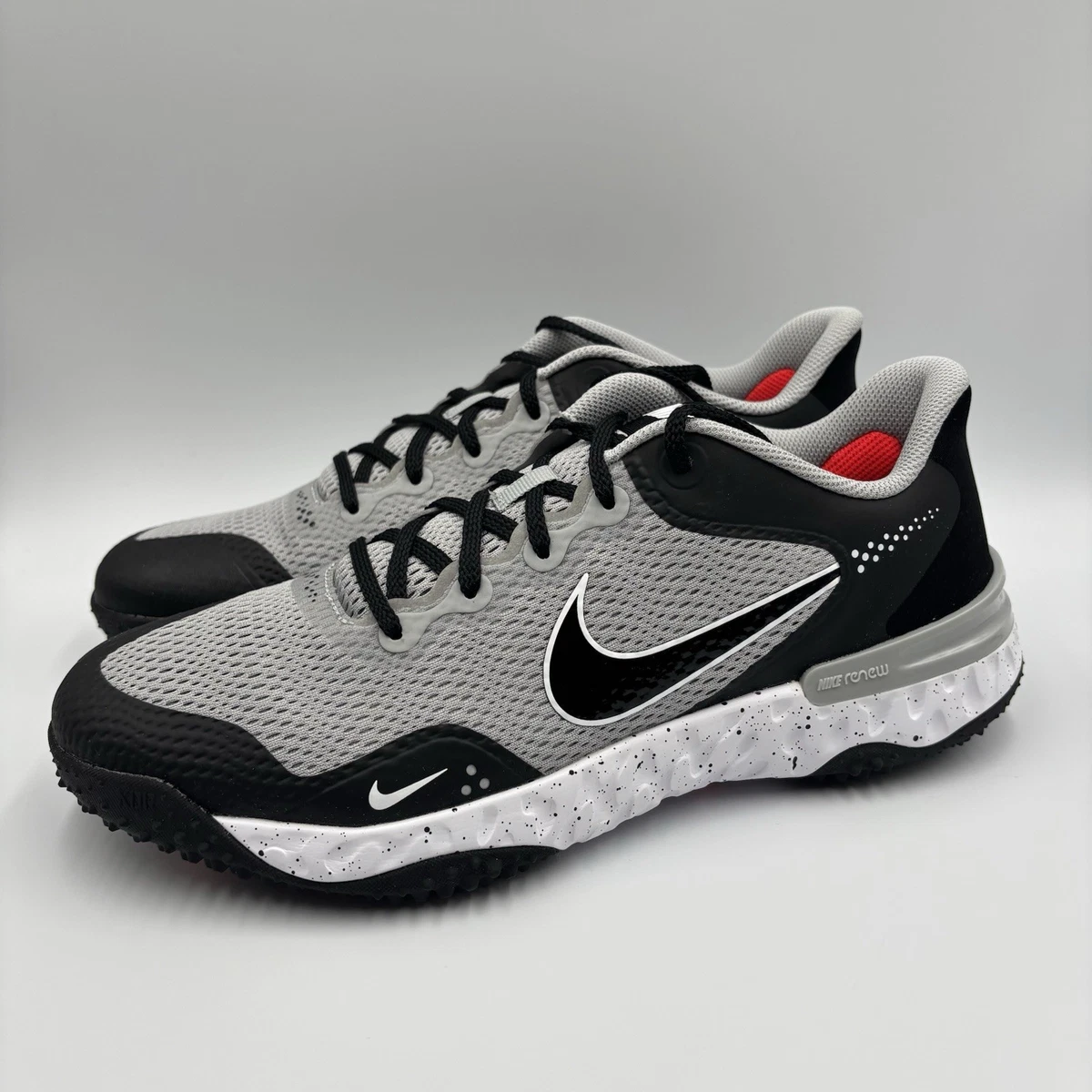 Nike Alpha Huarache Elite 3 Low White Light Smoke Grey for Sale