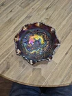 Fenton Carnival Glass Amethyst Purple Ruffled 8" Windmill Berry Bowl Dish VTG