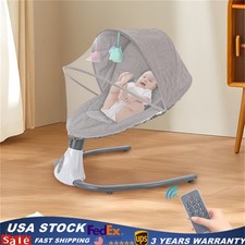 Electric Baby Swing for Infants to Toddler Portable Infant Swing Remote Control