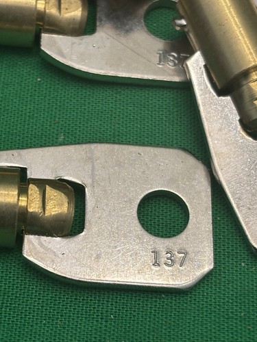 (40) Jet 137B ILCO 1137B Tubular BRASS Barrel Key Blank - Picture 3 of 4