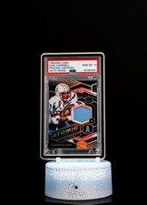 Earl Campbell 2018 Panini Obsidian Football Atomic Materials Autographed / PSA