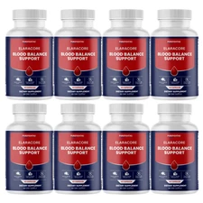ElaraCore Blood Balance Support for Healthy Blood Sugar Levels - 8 Bottles