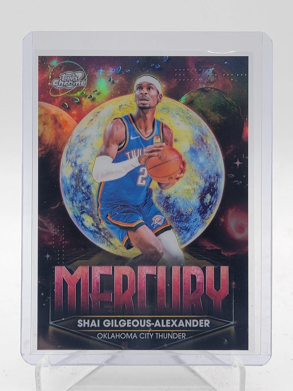 SHAI GILGEOUS ALEXANDER 2025-26 TOPPS COSMIC CHROME PLANETARY PURSUIT SSP Q7018