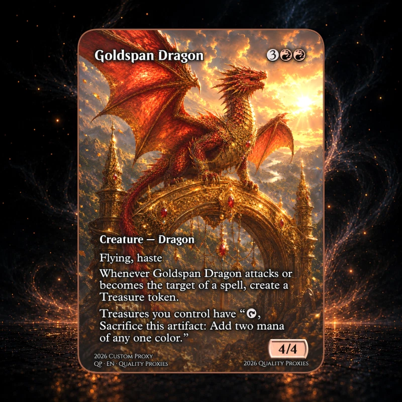 Goldspan Dragon 1780 Secret Lair Drop for sale | eBay