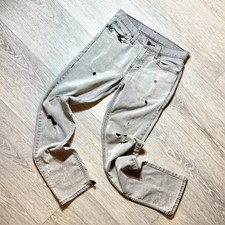 Levi  s 511 Slim Fit Jeans Distressed Stretch Grey Wash Men  s Size 29x32