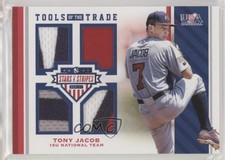 2017 USA Baseball Stars & Stripes Tools of the Trade Prime 23/25 Tony Jacob 0i76
