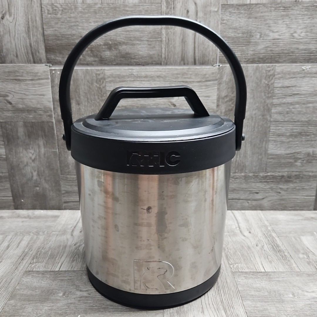 RTIC Insulated Ice Bucket Stainless Steel Holds 3L of Ice Cold up to 24  Hours