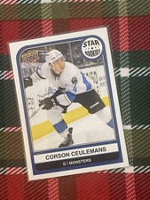 Corson Ceulemans “STAR ROOKIES” 2023-24 AHL (Monsters) (B18-77)