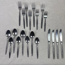 Rogers Co. La Spana Korea Stainless Flatware 5 piece service for 4