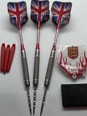 Neu 20 Gramm Eric Bristow Style 90% Tungsten Darts Punk Delinquent 28mm Punkte 