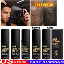 5X HaloGrow Hair Growth Spray 50ml Natural Hair Thickening Gentle Regrowth Mist 