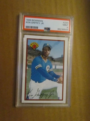 1989 Bowman #220 Ken Griffey Jr Seattle Mariners RC Rookie HOF PSA 9 MINT