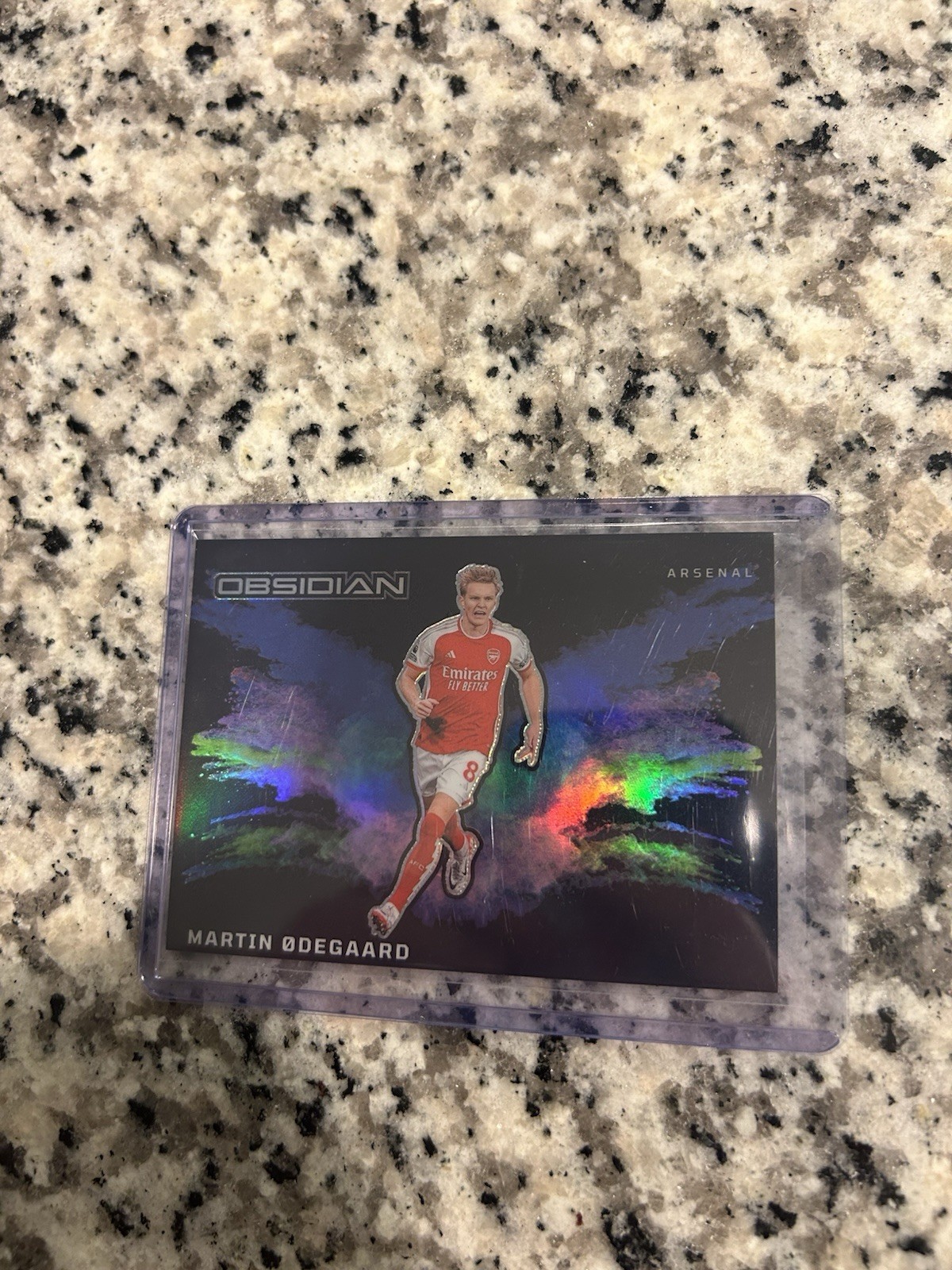2023/24 Panini Obsidian Color Blast Martin Odegaard Arsenal SP