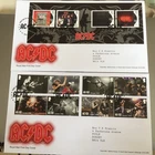 GB STAMPS MUSIC GIANTS STAMPS & SHEET FIRST DAY COVER SET 2025 AC/DC ACDC