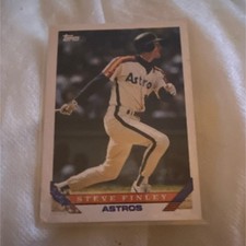 Topps 1993 Base Set Steve Finley #148 Houston Astros Baseball Trading Card