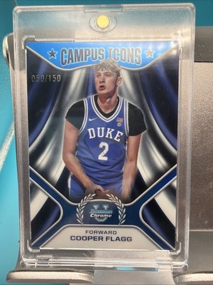2024-25 Bowman U Chrome - Campus Icons Cooper Flagg Blue Refractor /150