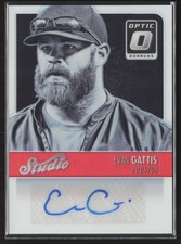 2016 PANINI DONRUSS OPTIC EVAN GATTIS STUDIO SIGNATURES AUTO