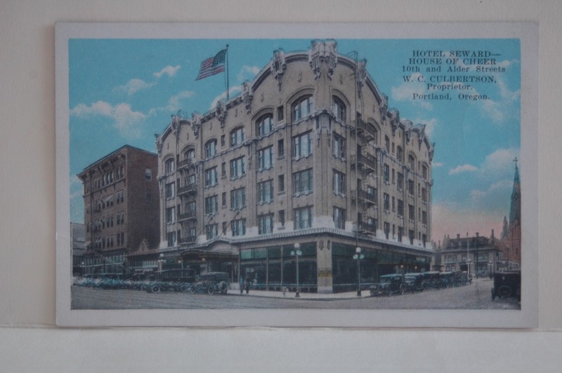 Hotel Seward, Portland Oregon Vintage Postcard